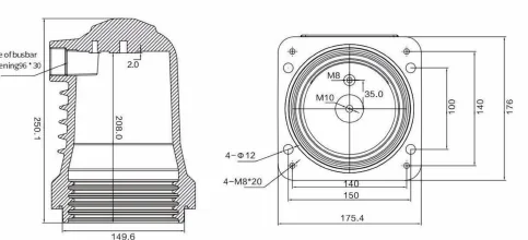 Contact Box Type 03 drawing preview for switchgear component matching