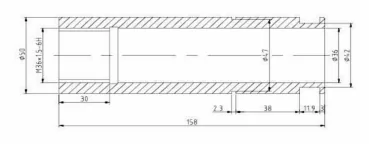 Copper Contact Arm Type 02 drawing preview for switchgear component matching