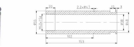 Copper Contact Arm Type 03 drawing preview for switchgear component matching