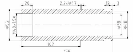 Copper Contact Arm Type 11 drawing preview for switchgear component matching