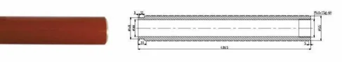 Copper Contact Arm Type 19 drawing preview for switchgear component matching