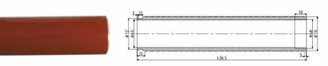 Copper Contact Arm Type 20 drawing preview for switchgear component matching