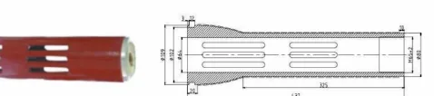 Copper Contact Arm Type 21 drawing preview for switchgear component matching