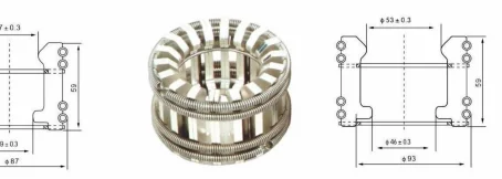 Fixed / Tulip Contact Type 05 drawing preview for switchgear component matching