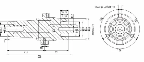 GIS Sleeve Type 05 drawing preview for switchgear component matching