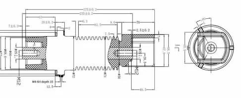 GIS Sleeve Type 06 drawing preview for switchgear component matching