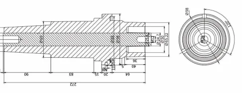 GIS Sleeve Type 07 drawing preview for switchgear component matching