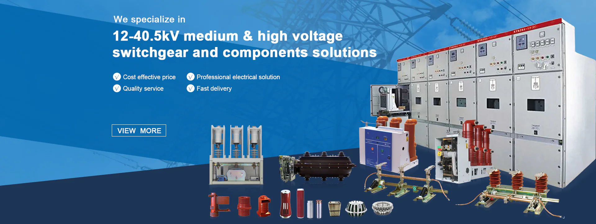 XIYA POWER switchgear components and cabinet accessories product overview poster