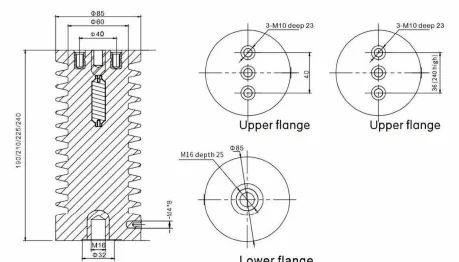 Sensor / Instrument Transformer Type 08 drawing preview for switchgear component matching