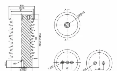 Sensor / Instrument Transformer Type 09 drawing preview for switchgear component matching