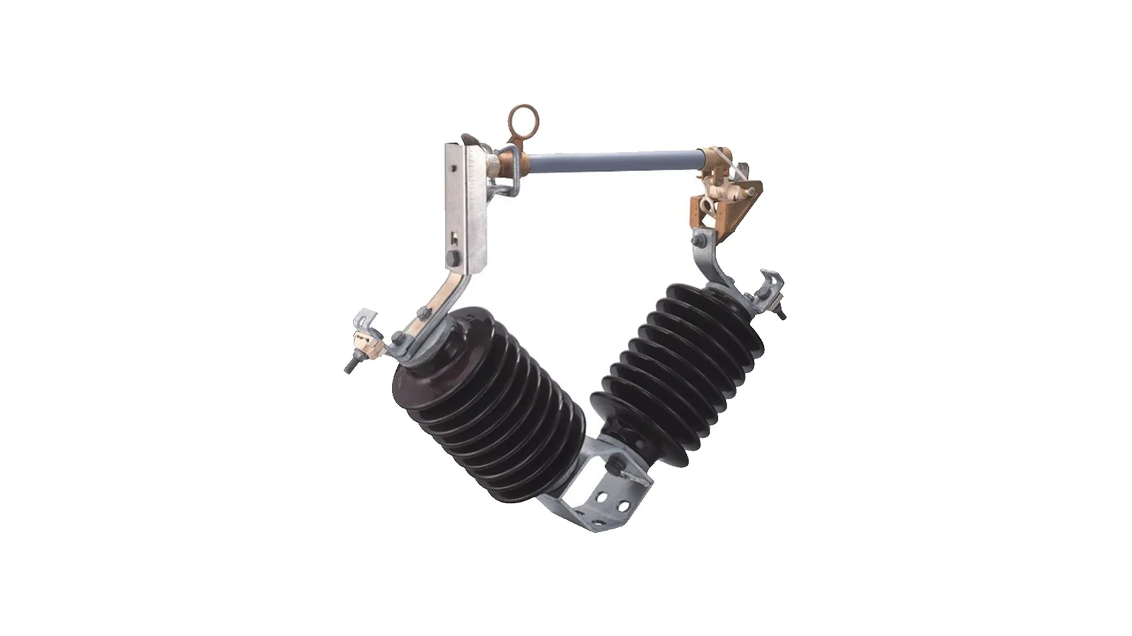 V type drop out fuse bracket accessory package on clean white background