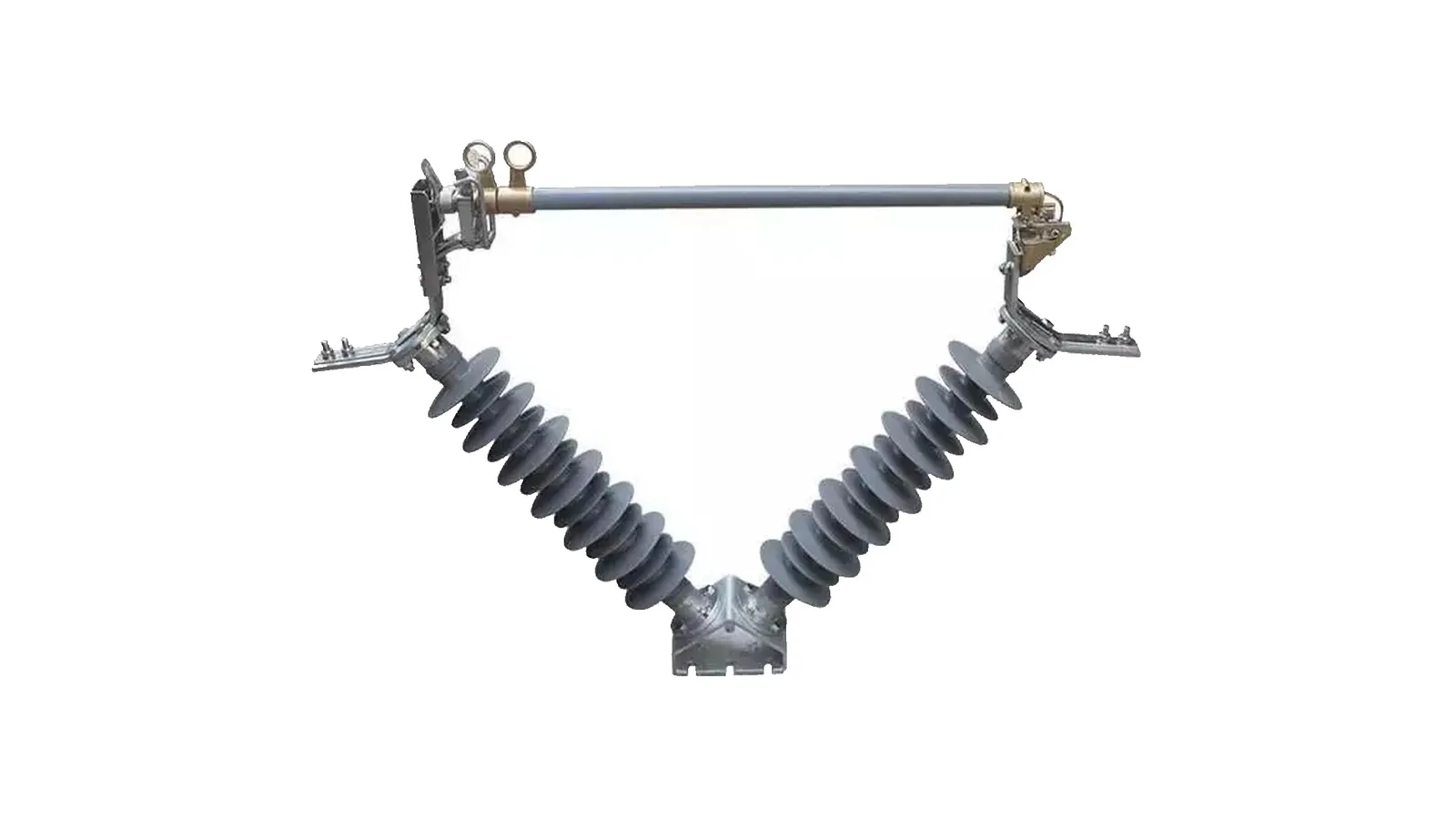 Windproof fuse cutout V shaped product on clean white background
